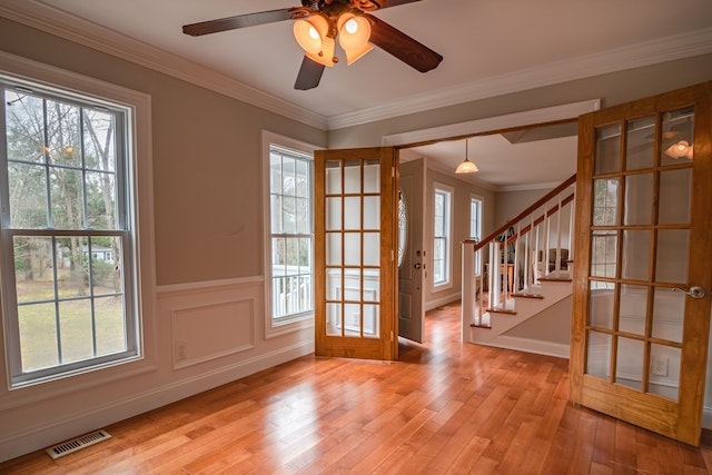 interior of a home with hardwood floors
